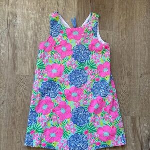 Tommy Bahama Pink and Blue Floral Kids Dress